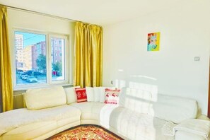 Living area - Apartment 44, spacious living area, separate kitchen & 1 bedroom (Ulaanbaatar)