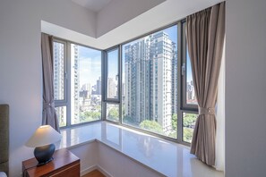 Căn hộ Superior, 2 phòng ngủ, bếp, quang cảnh thành phố | Bàn ủi/dụng cụ ủi quần áo, truy cập Internet không dây miễn phí