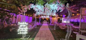 Espace banquet en plein air