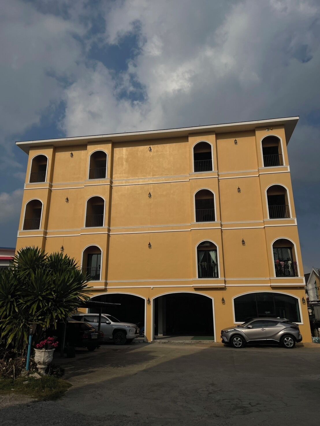 Façade de l’hébergement