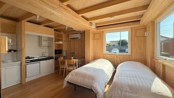 ツインルーム | WiFi (無料)、ベッドシーツ