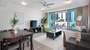 Departamento, vista a la ciudad | Sala de estar