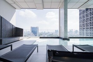 Blick von der Unterkunft