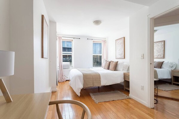 2 bedrooms, iron/ironing board, free WiFi, bed sheets