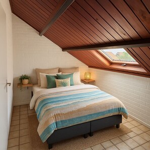 2 bedrooms, desk, travel crib, free WiFi