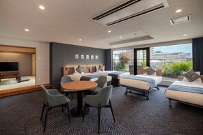 Suite With Japanese-Western Style Room (Non-smoking) | Blackout drapes, free WiFi, bed sheets - ART HOTEL Sasebo Central (Sasebo)