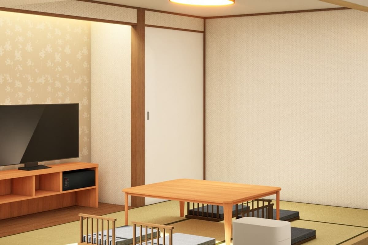 Japanese-style Room, Non Smoking (6 tatami mats) | Blackout drapes, free WiFi, bed sheets