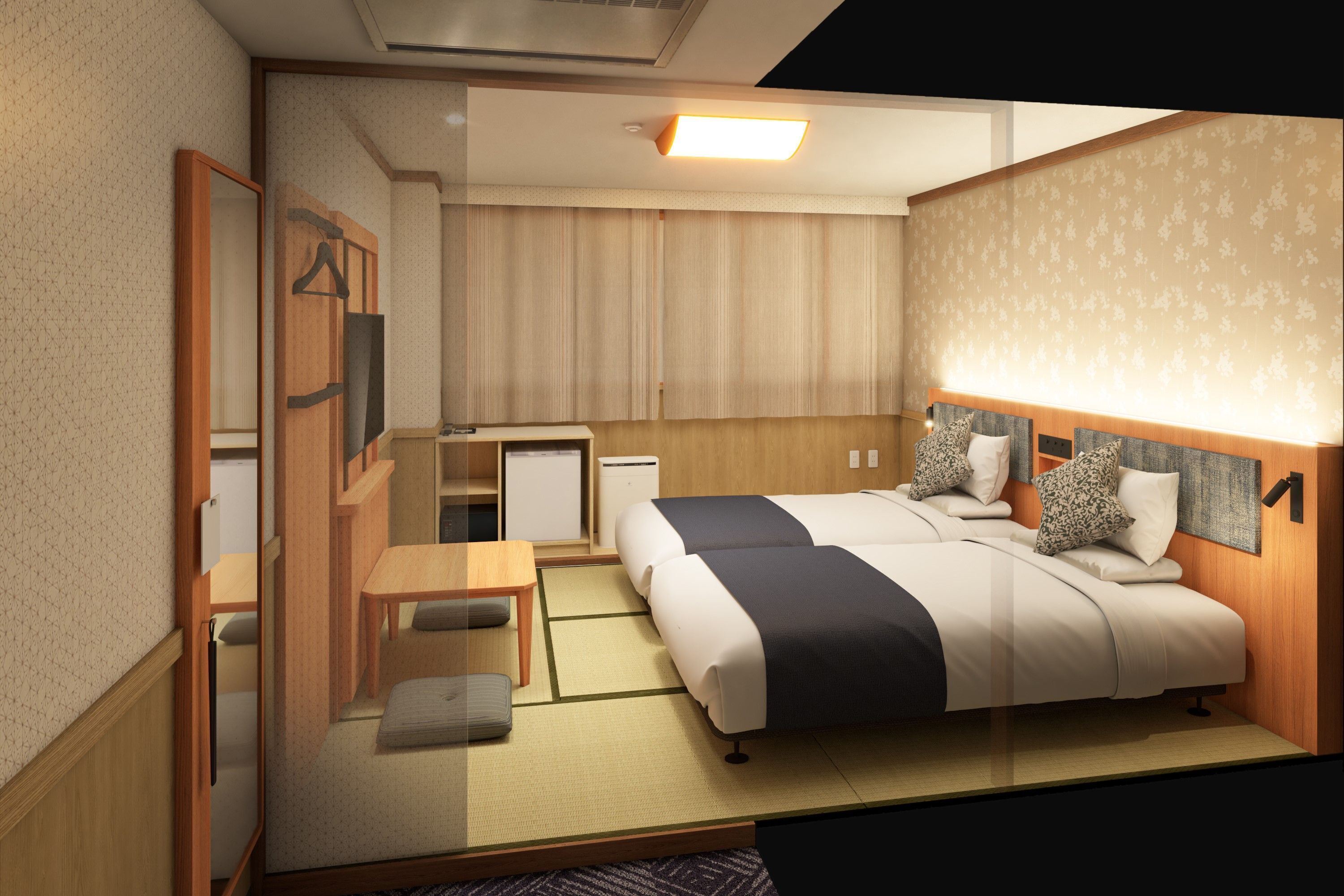 Japanese-style Room With Twin Bed (Non-smoking) | Blackout drapes, free WiFi, bed sheets