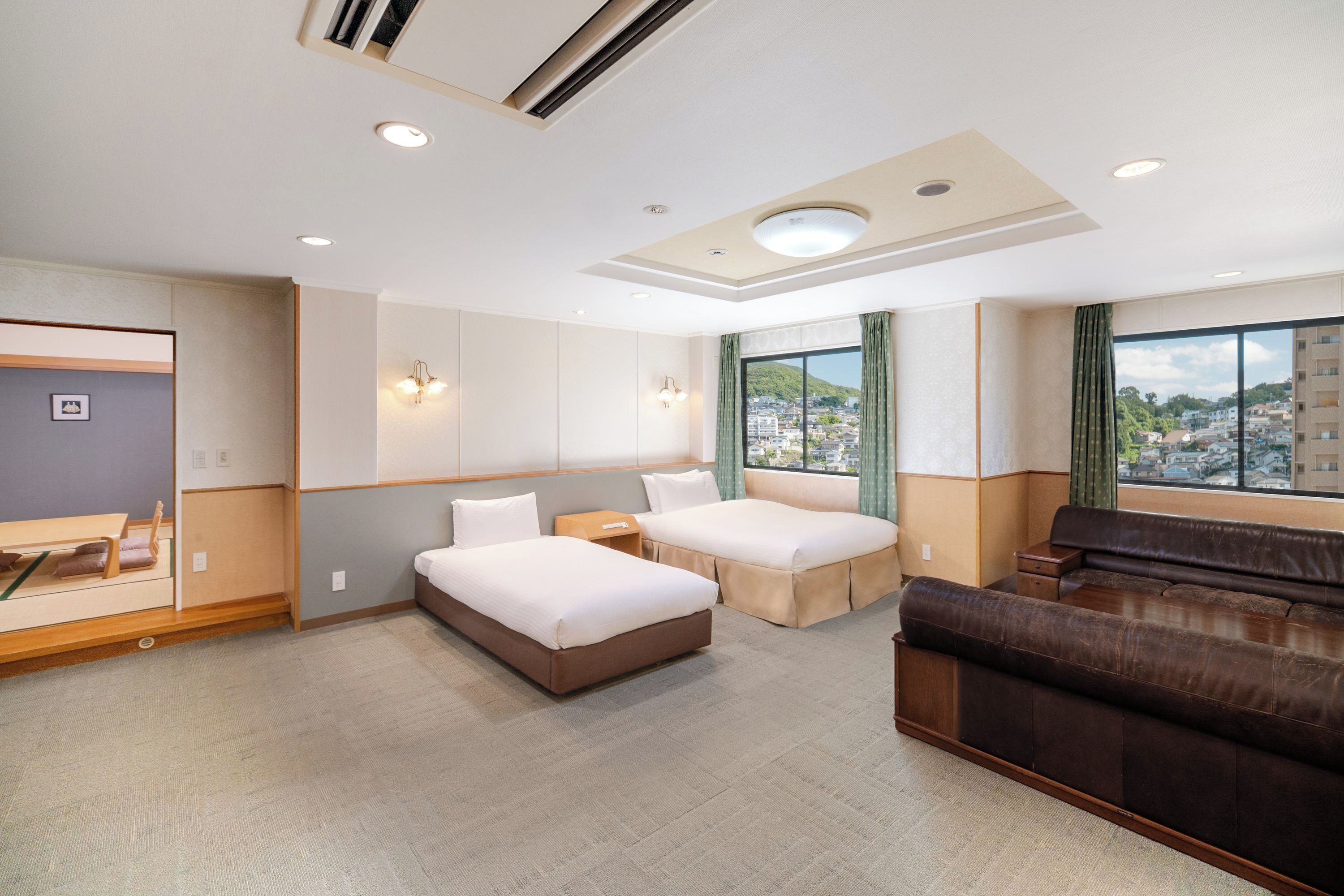 Suite With Japanese-Western Style Room(Non-smoking) | Blackout drapes, free WiFi, bed sheets