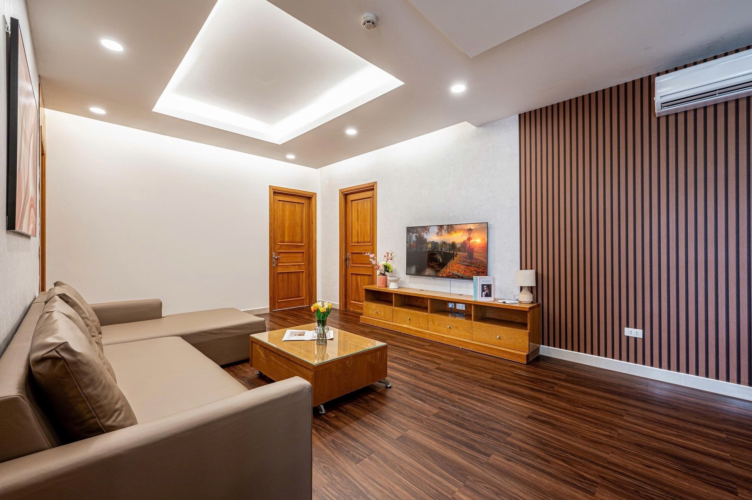 Phòng 3 dành cho gia đình, không hút thuốc, bếp | Khu phòng khách