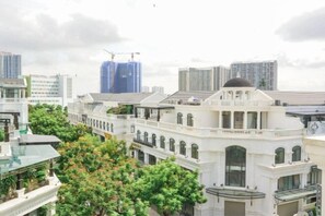 Blick von der Unterkunft