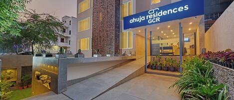 Façade de l’hébergement