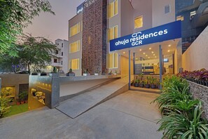 Façade de l’hébergement