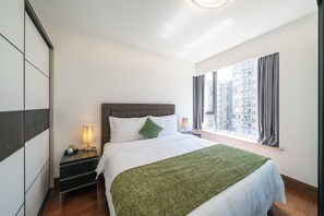 Superior Apartment, 1 Bedroom, Kitchen, City View | Iron/ironing board, free WiFi - Tyms Elegant 1BR 1BA Apt Yongxin (Shanghai)