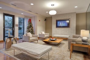 TV, stereo - Blueground | Bethesda, fitness center, nr Park (Bethesda)