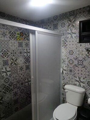 Shower, hair dryer, towels, soap - Beautiful apartmentin Orizaba (Orizaba)