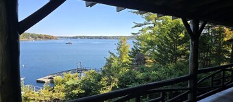 A Stone’s Throw: Classic Waterfront Cabin with Private Dock, Beach Access & Dog-Friendly!