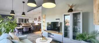 Apartment with roof terrace