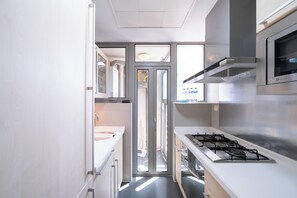 Superior Apartment, 2 Bedrooms, Kitchen, City View | Private kitchen