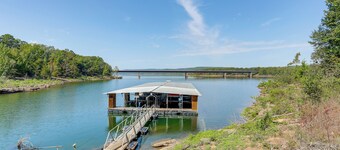 Walk to Greers Ferry Lake! Home w/ Dock Access