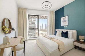 2 bedrooms, desk, iron/ironing board, WiFi