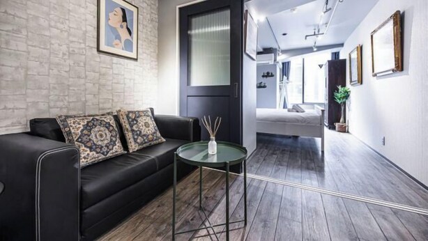 Room - Baden² MINPAKU STYLE～ART～HONMACHI 1 bedroom, accommodates up to 3 people (Osaka)
