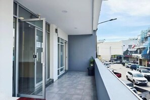 Blick von der Unterkunft