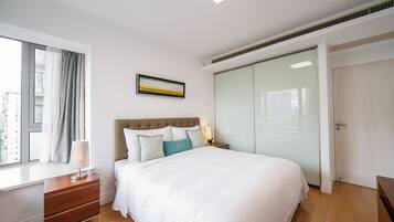 Superior-Apartment, 2 Schlafzimmer, Küche, Stadtblick