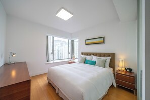 Superior Apartment, 2 Bedrooms, Kitchen, City View | Iron/ironing board, free WiFi - Tyms Family 2BR 1BA Apt Xujiahui Center (Shanghai)