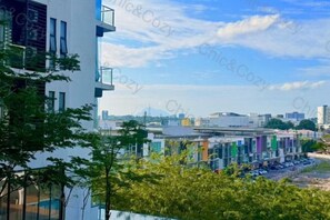 Uitzicht vanuit accommodatie