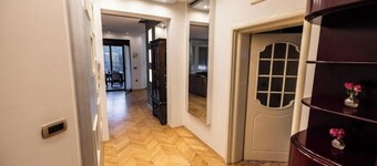 In the Town villa with garden and parking