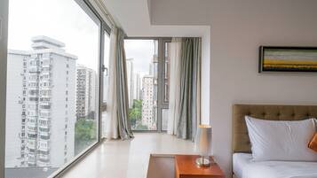 Superior Apartment, 2 Bedrooms, Kitchen, City View | Iron/ironing board, free WiFi