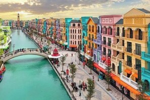 Blick von der Unterkunft