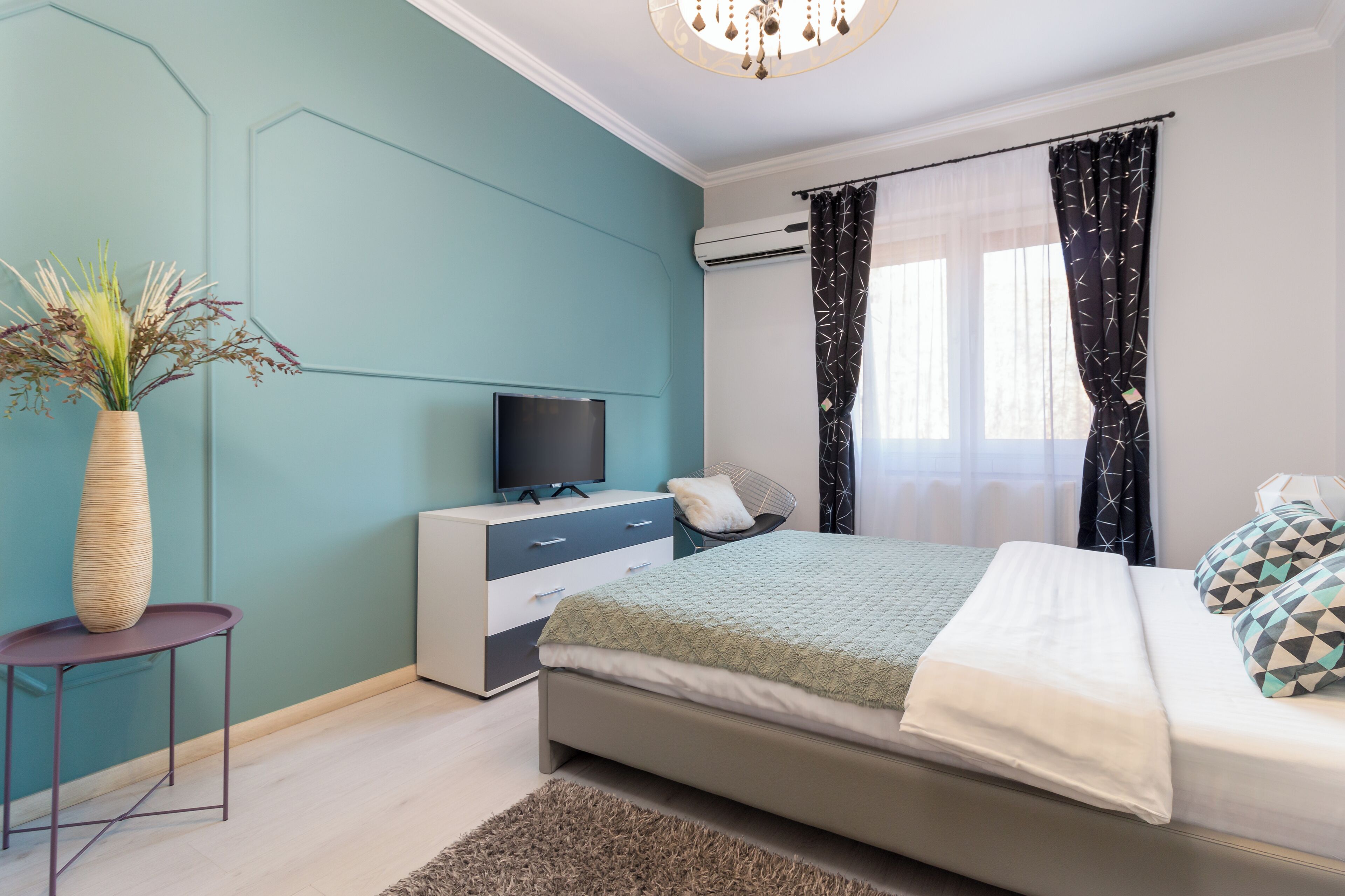 Exclusive-Apartment, Balkon, Stadtblick