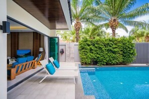 Outdoor pool - Hollywood Pool Villa Pattaya walking street 2km (Pattaya)