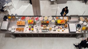朝食スペース