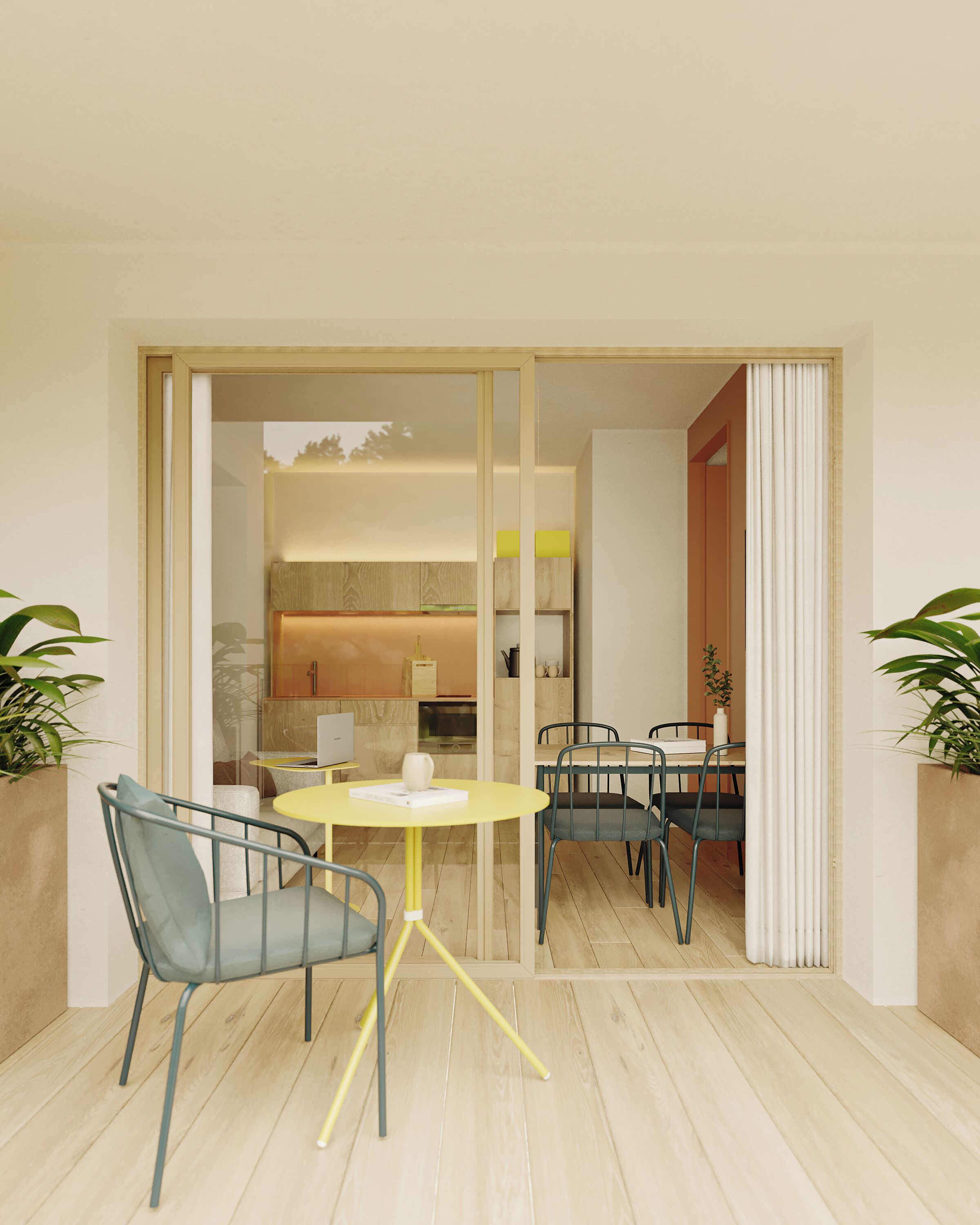 Leilighet – comfort, 2 soverom, balkong | Safe på rommet, skrivebord og skrivebord for bærbar PC