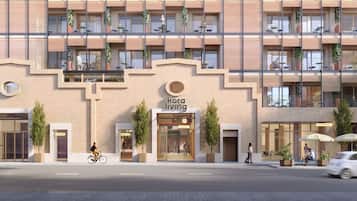 Voorkant van accommodatie