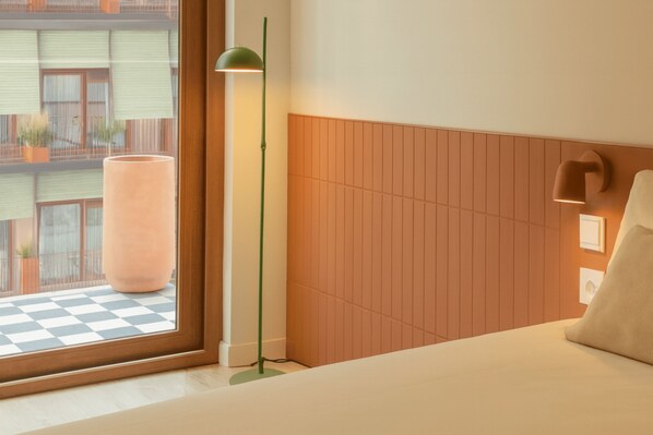 In-room safe, desk, laptop workspace, blackout curtains