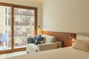 In-room safe, desk, laptop workspace, blackout drapes