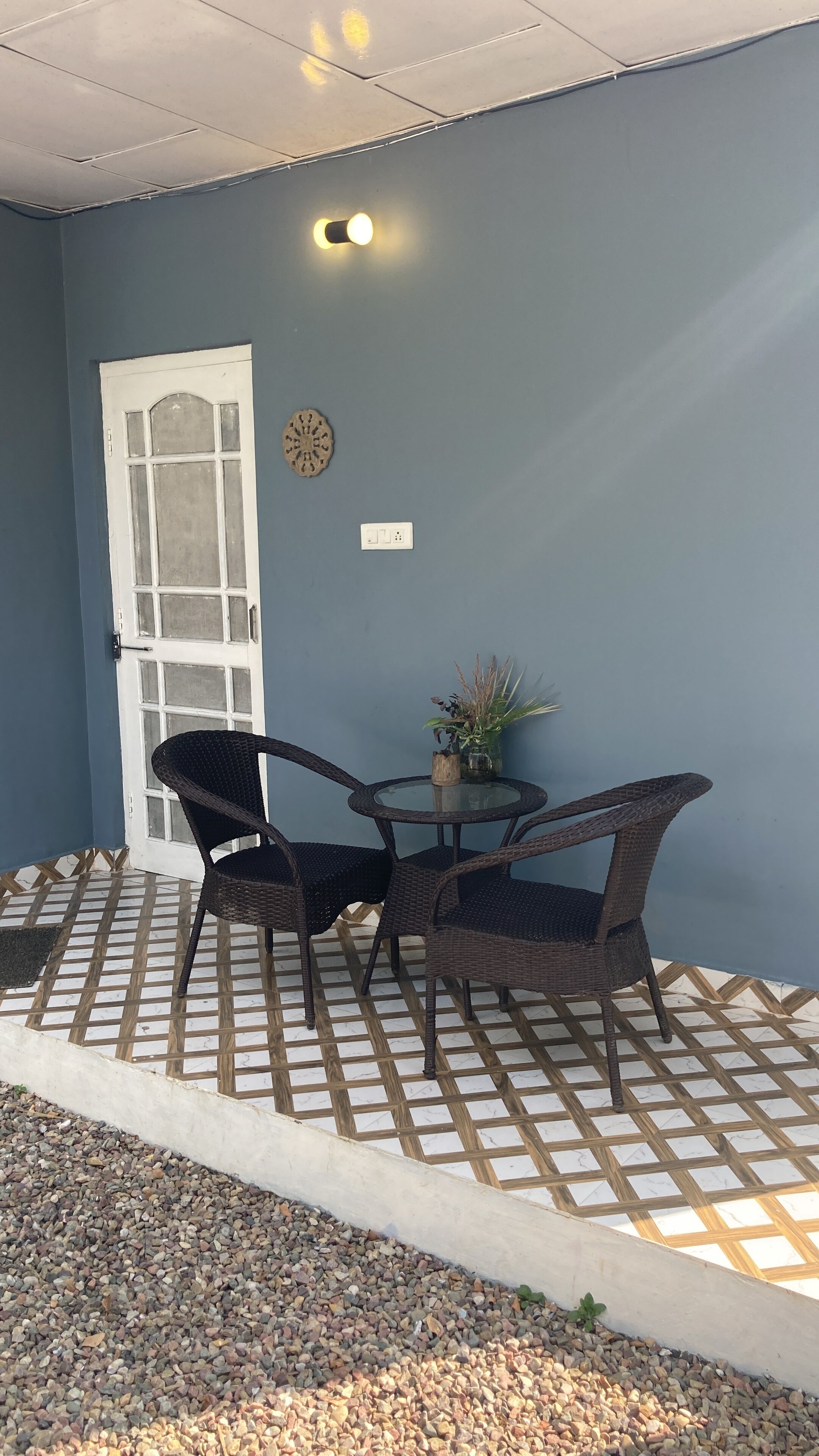 Coin salon dans le hall