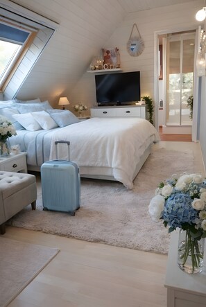 3 bedrooms, iron/ironing board, WiFi, bed sheets - The Wooden Haven with Private Wellness Area (GUERLEDAN)