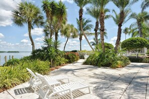 Terrace/patio - HVC #203 - Spa/Pool - Private Paradise on LBK! (Longboat Key)