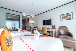 1 bedroom, internet, bed sheets