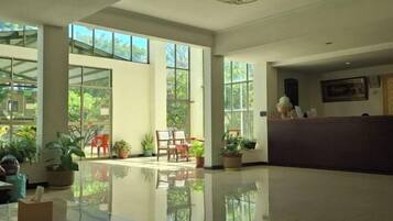 Vue depuis lâhĂ©bergement