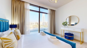Deluxe Apartment, Balcony, City View | View from room