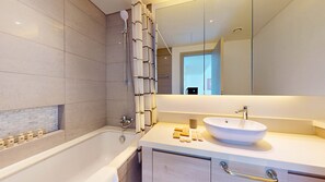 Deluxe Apartment, Balcony, City View | Bathroom - Cove Residences - Creek Harbour Dubai (Dubai)