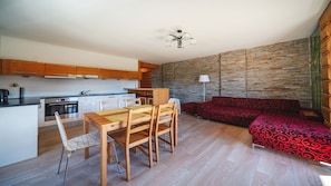 Apartament B 5 z widokiem na góry | Living area - Apartamenty Sun&Snow Mocarni (Kościelisko)