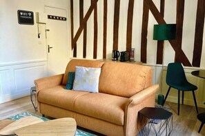 Living area - Charming studio, train station nearby (Tours)