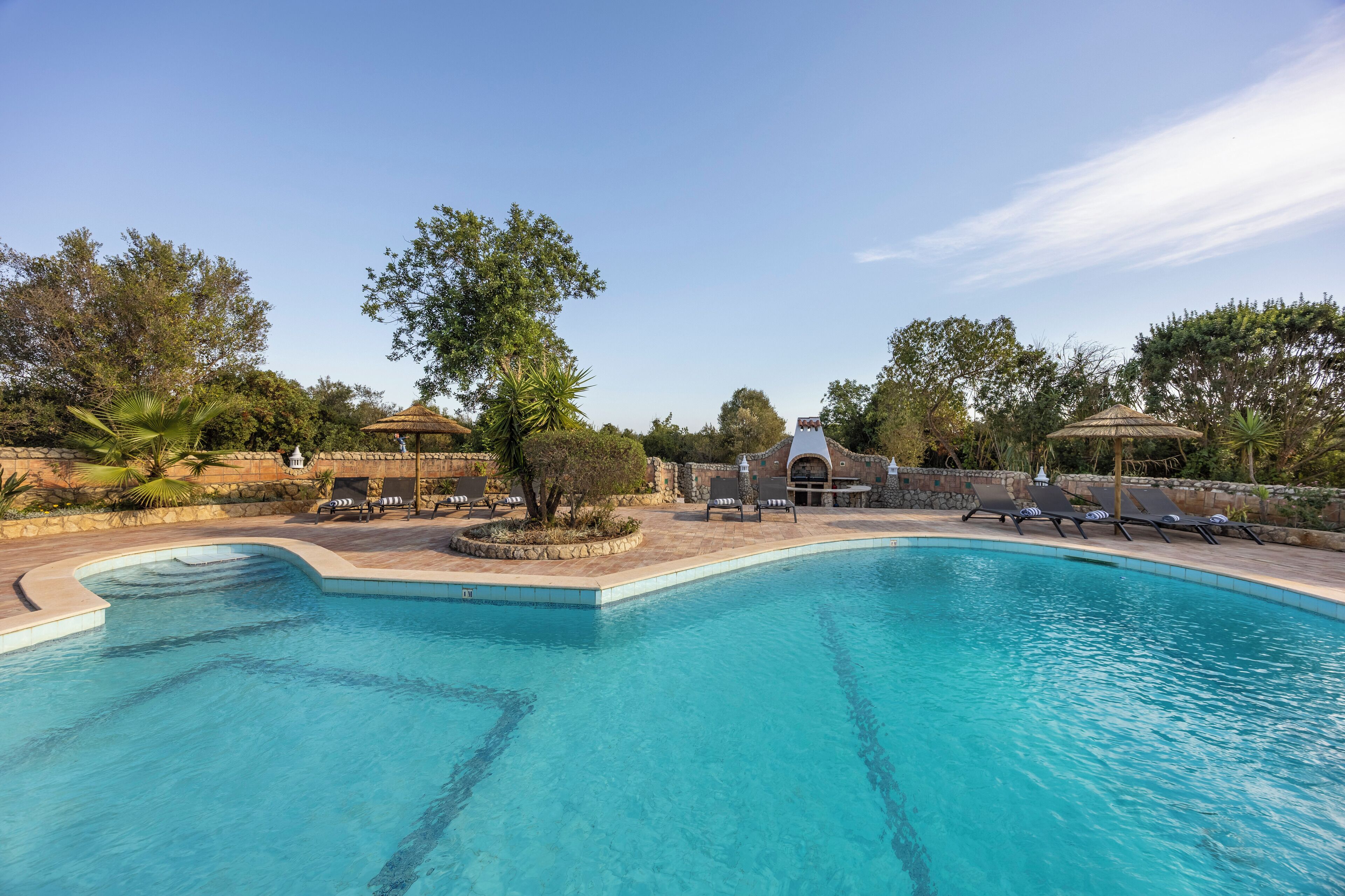 Piscine extérieure, piscine chauffée